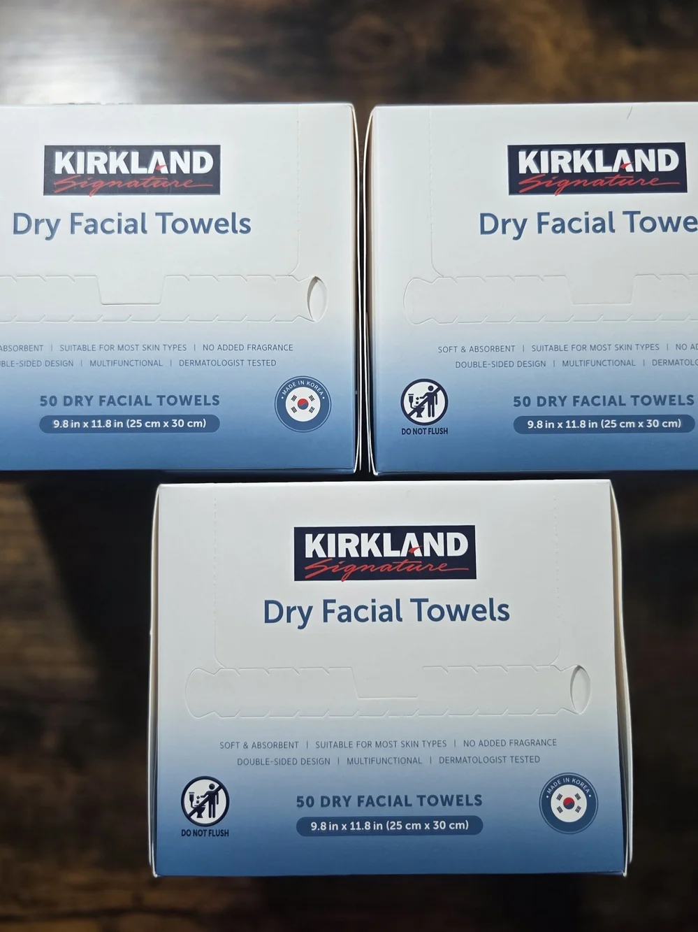 Kirkland Signature Daily Dry Facial Towels 150 Count NWT